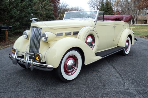 Packard Straight Convertible Sedan Front