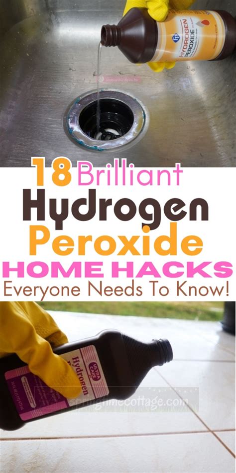 18 Seriously Brilliant Hydrogen Peroxide Hacks For Your Home Artofit