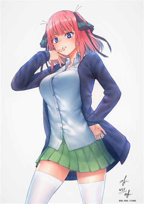 Nakano Nino Go Toubun No Hanayome Drawn By Afba Danbooru