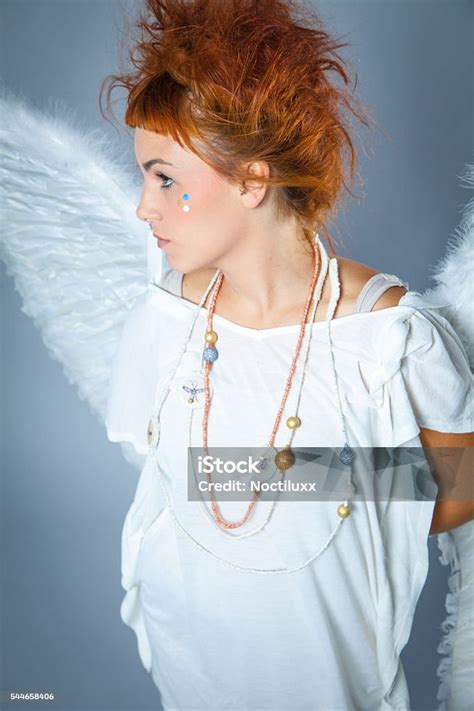 Red Haired Angel Girl Stock Photo Download Image Now Adult Angel