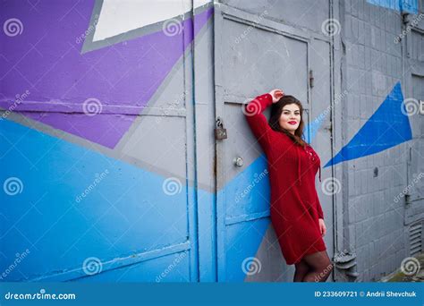Brunette Plus Size Model Stock Image Image Of Move 233609721