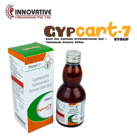 Cyproheptadine Hydrochloride Syrup Packaging Type Bottle With Outer