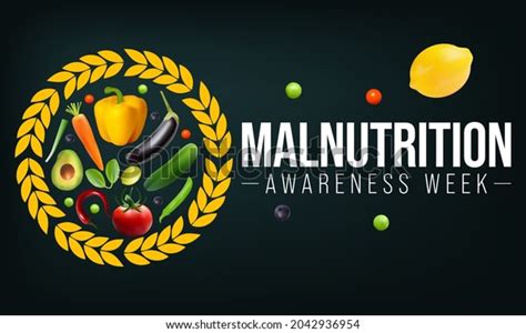 Malnutrition Awareness Week Over Royalty Free Licensable Stock