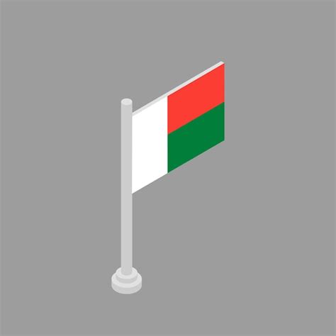 Premium Vector Illustration Of Madagascar Flag Template