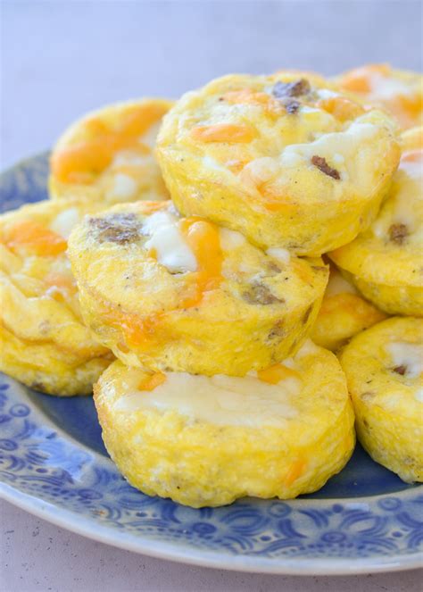 Sausage Cheese Keto Egg Muffins - The Best Keto Recipes