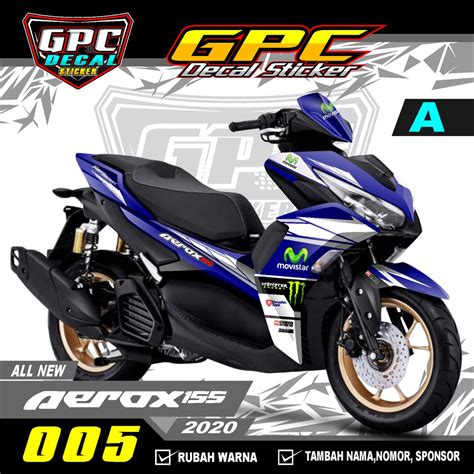 Jual Decal Sticker Variasi Fullbody All New Aerox Connected