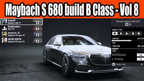 Mercedes Maybach S 680 Build B Class Car In NFS Unbound Vol 8 YouTube