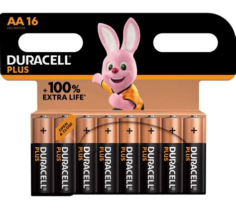 Duracell Plus Aa Alkaline Batteries Pack Of 16 Fast Delivery Currysie