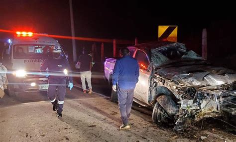 Despiste Y Volcamiento De Camioneta Dejó Siete Heridos