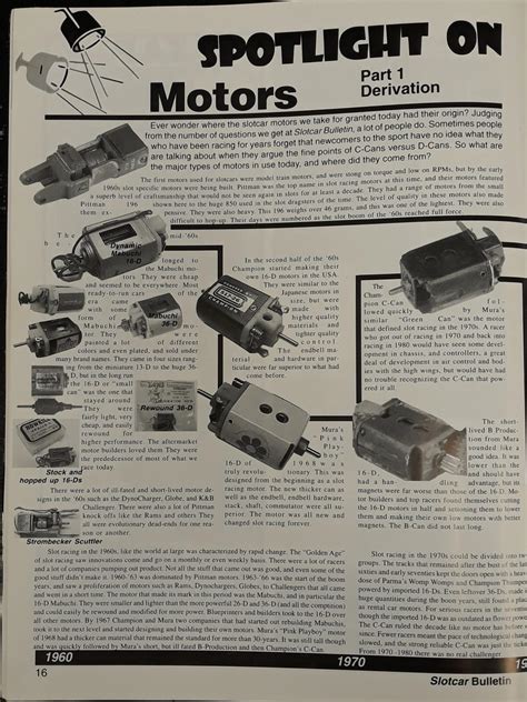 Real Slot Car Motors - Motors & Motor Building - Slotblog