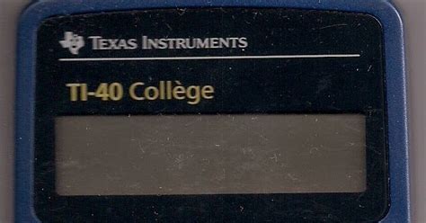 31416damicalc Ti 40 Collège