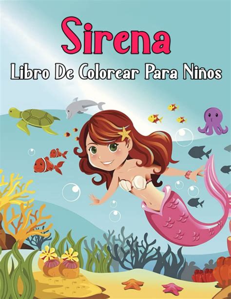 Buy Sirena Libro De Colorear Para Niños De 4 a 8 Años Páginas para