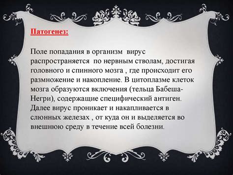 Бешенство - презентация онлайн