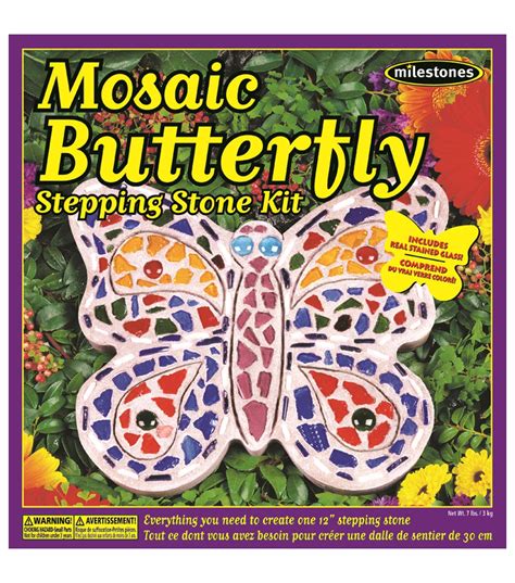 Midwest Products Mosaic Butterfly Stepping Stone Kit Joann