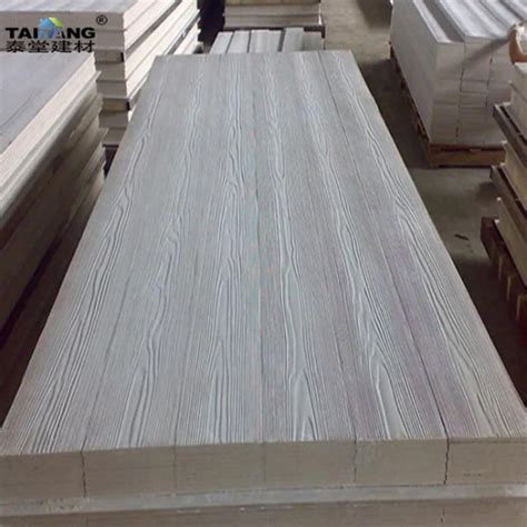 Non Asbestos Fire Resistant Fiber Cement Board Wood Grained Cement