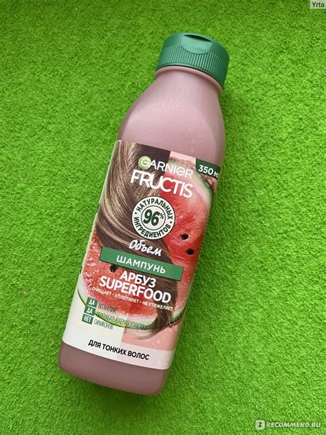 Шампунь Garnier Fructis SuperFood Арбуз Объем для тонких волос ...