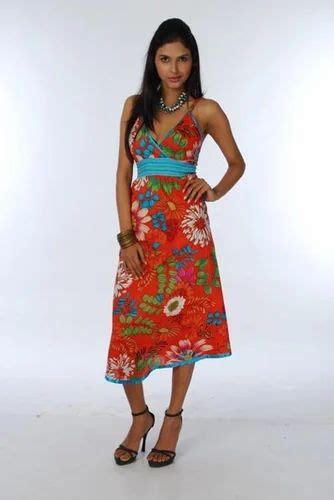 Hawaiian Print Dress In Jalandhar Rosy Enterprises Id 2496260255