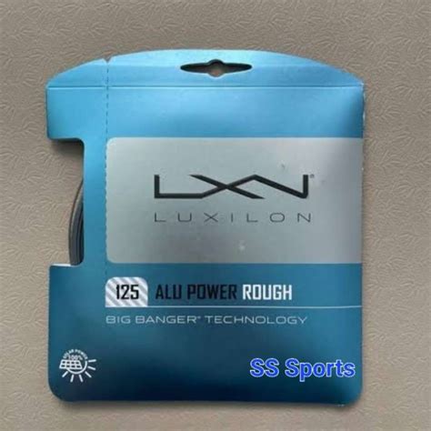 Jual Luxilon Alu Power Rough Senar Raket Tenis M Di Seller