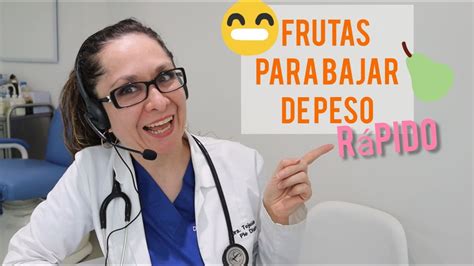 Las FRUTAS Sirven PARA BAJAR DE PESO RAPIDO YouTube