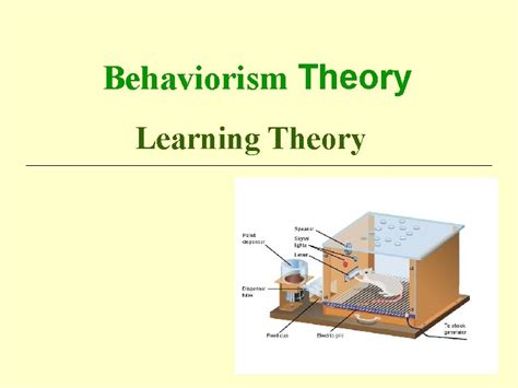 Behaviorism Theory Learning Theory Behaviorism John B Watson