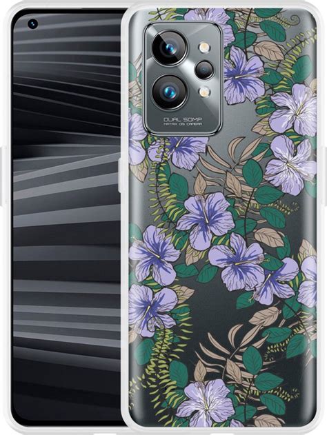 Realme Gt Pro Hoesje Purple Flowers Designed By Cazy Bol