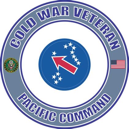 U S Army Cold War Pacific Command Veteran Decal