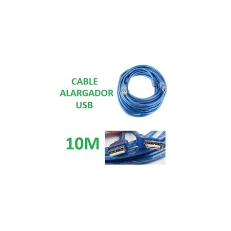 Cable Alargador Usb 10 Metros Macho Hembra 480 Mbps