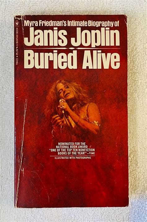 Janis Joplin Buried Alive By Myra Friedman Bantam Etsy