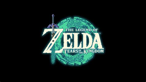 The Legend Of Zelda Tears Of The Kingdom Logo Version 2 Wallpaper