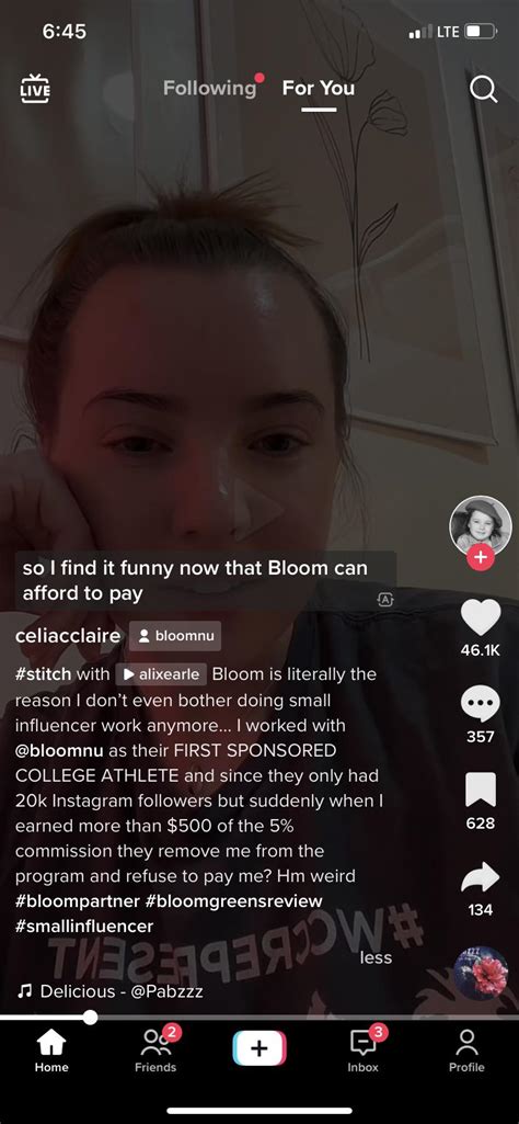 Tiktok alleging bloom didn't pay one of their early sponsors (link in comments) : r/gymsnark