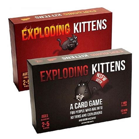 Exploding Kittens NSFW Imploding Streaking Pack De Expansión Fiesta