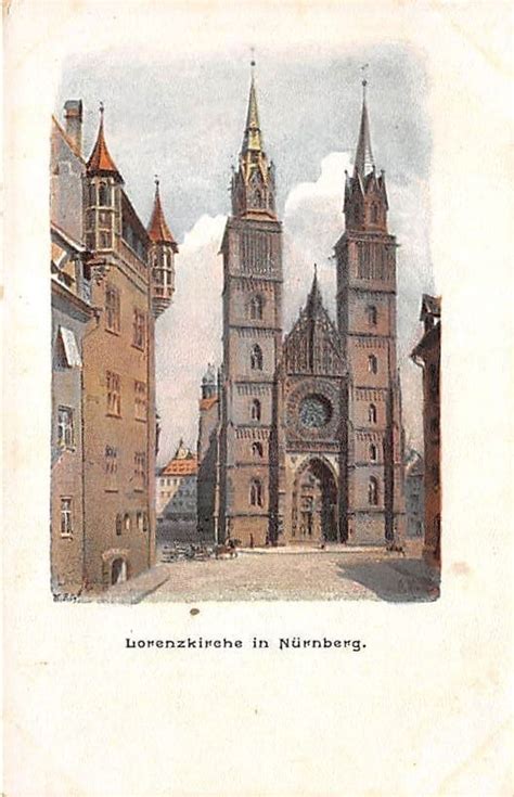 N Rnberg Lorenzkirche Ansichtskarten Shop Ak Fundus