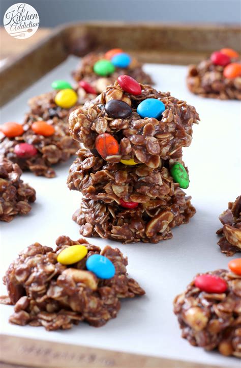 Trail Mix No Bake Cookies A Kitchen Addiction