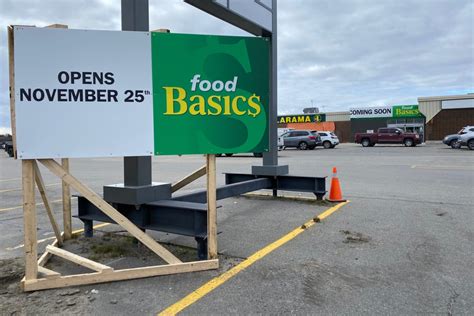 Opening Date Announced For New Food Basics