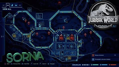 Jurassic World Evolution Island Map