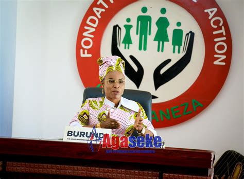 Agaseke On Twitter Burundi La Burundi1stLady Patronne De Action