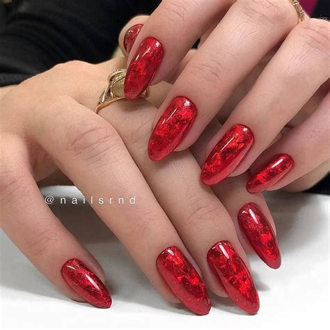 Red Marble Nail Art Designs In 2020 Red Nail Designs Makeup Nails