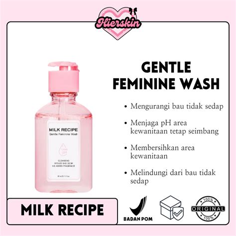 Jual Hierskin Beauty Milk Recipe Gentle Feminine Wash Ml Mrp