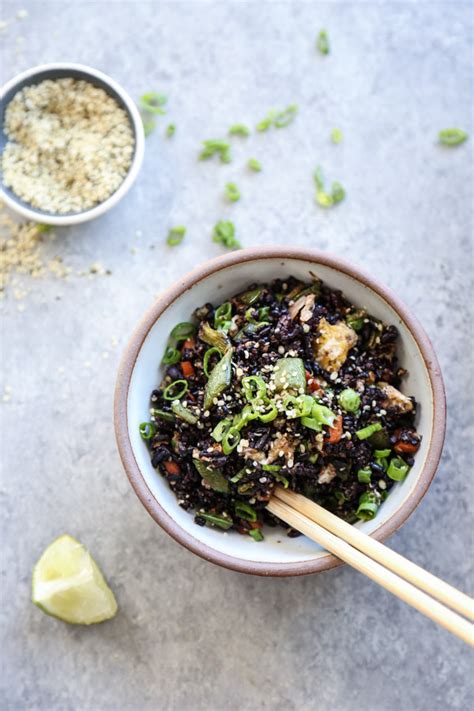 Black Fried Rice Recipe With Snap Peas Healthy Chinese