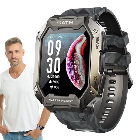 Militarys Reloj Inteligente Deportivo Para Hombre Pulsera Resistente