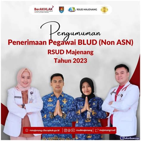 Lowongan Kerja Pegawai Blud Rsud Majenang Juni 2023