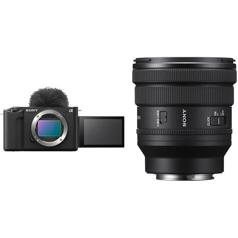 Sony Zv E Mirrorless Camera With Mm F Lens Kit Black