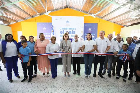 Raquel Pe A Inaugura Obras En Santo Domingo Para Fortalecer La