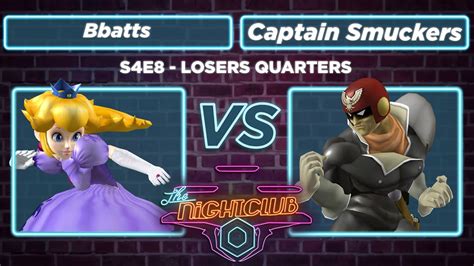 The Nightclub S E Bbatts Vs Captain Smuckers Losers Quarters Ssbm