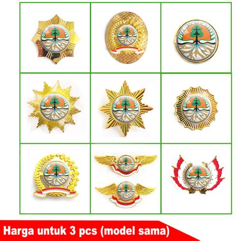 Pin Logo Kementerian Lingkungan Hidup Dan Kehutanan Pin Bros Dan Wing