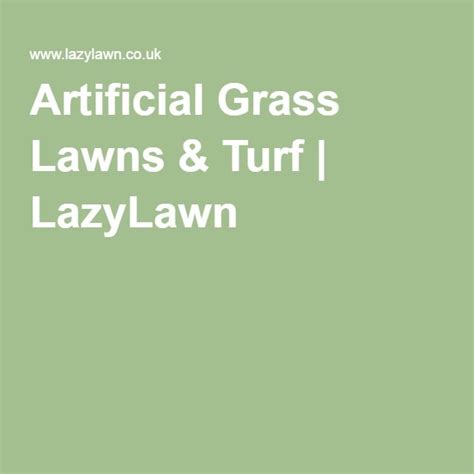 Artificial Grass Lawns Turf Lazylawn