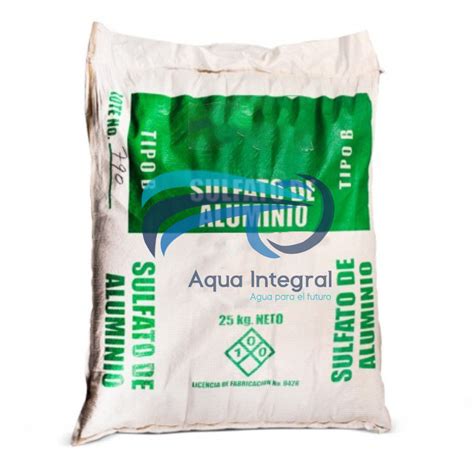 Sulfato De Aluminio Granular Tipo B X Kg Aquaintegral