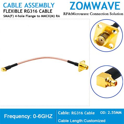 Sma Cable Sma Cable Assembly Sma Female Cable Custom Rf Cables Mmcx