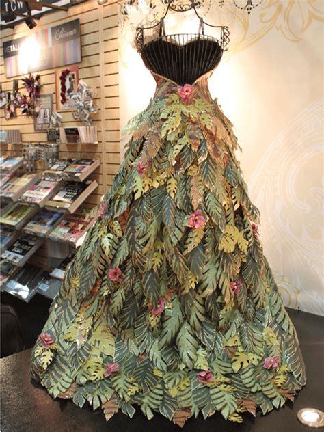 Dress Form Displays Created With Paper Mother Nature Costume Mother