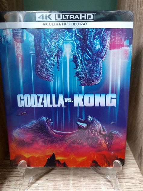 Godzilla Vs Kong 4k Bluray Limited Edition Steelbook Hobbies And Toys Music And Media Cds And Dvds